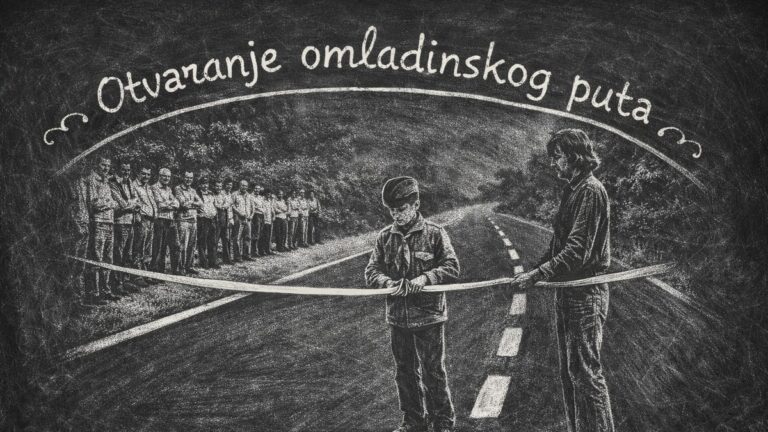 otvaranje omladinskog puta Apatin 1977