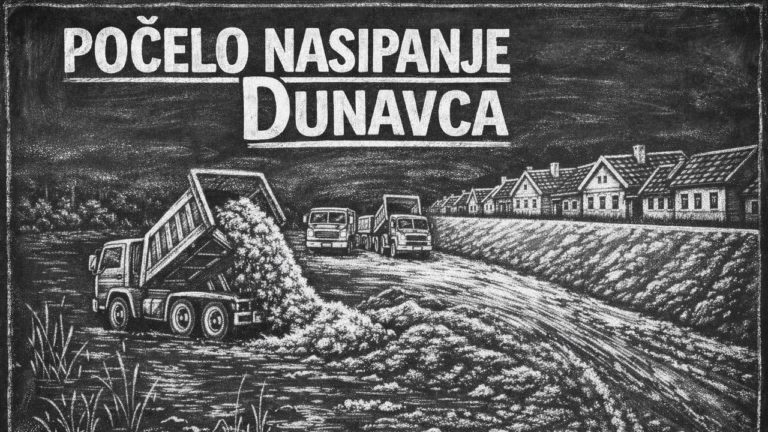 sipenje pesak na dunavac