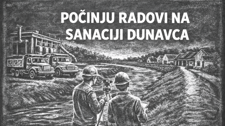 merenje dunavca u apatinu radi građevinskih radova