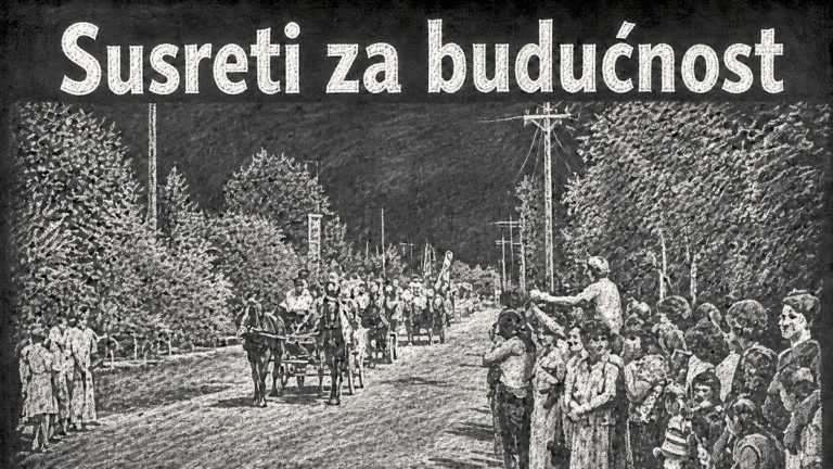 sa snimanja televiziske emisije u selu Sonta